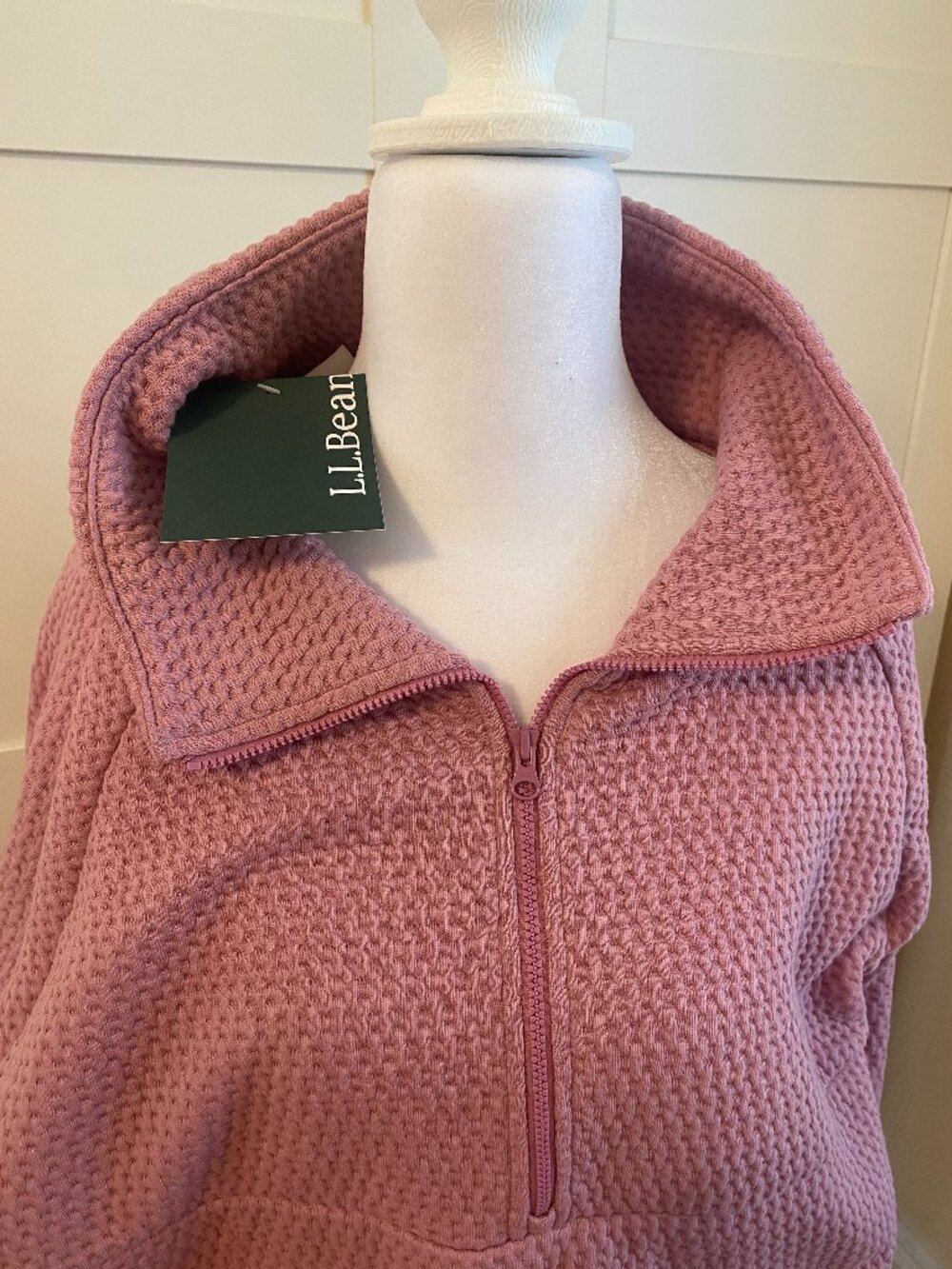 Women's Ridgeknit Half-Zip Pullover, Oversized